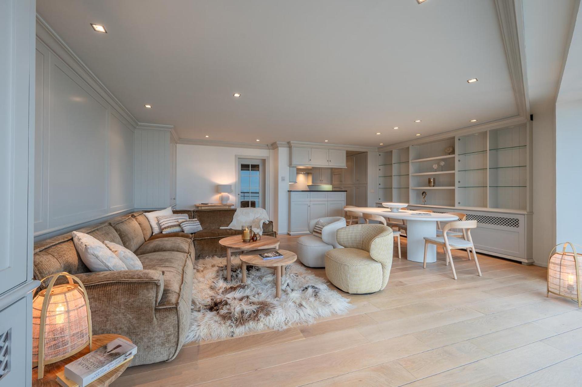 Appartementen Op De Zeedijk In Knokke Op De 3E En 4E Verdieping Van Logie Marie Exterior photo